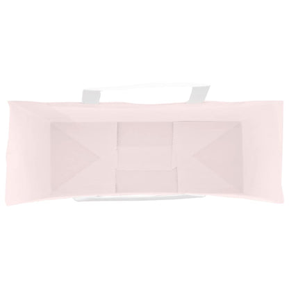 Papiertragetaschen 250 Stk. mit Henkeln Rosa 32x12x42 cm