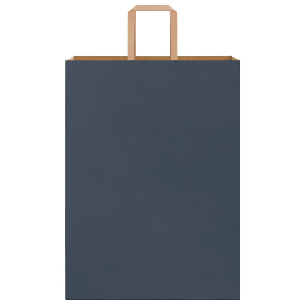 Papiertragetaschen 50 Stk. mit Henkeln Blau 32x17x44 cm