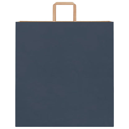 Papiertragetaschen 50 Stk. mit Henkeln Blau 45x17x48 cm
