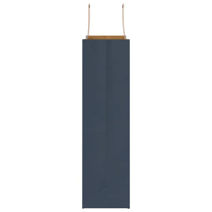 Papiertragetaschen 250 Stk. mit Henkeln Blau 32x12x42 cm