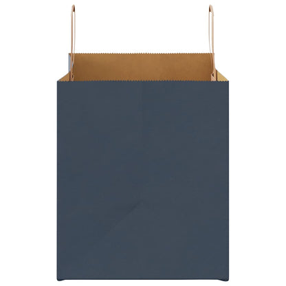 Papiertragetaschen 250 Stk. mit Henkeln Blau 32x22x24 cm