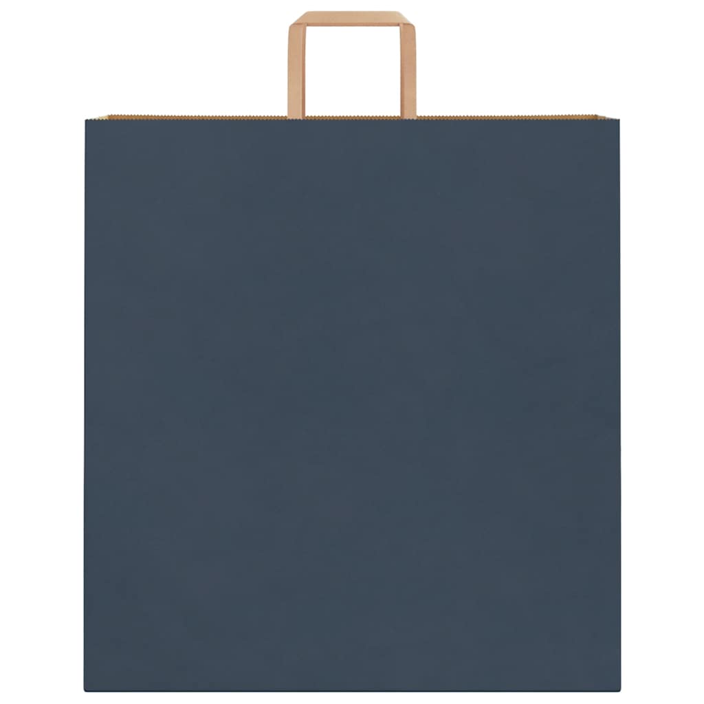 Papiertragetaschen 250 Stk. mit Henkeln Blau 45x17x48 cm