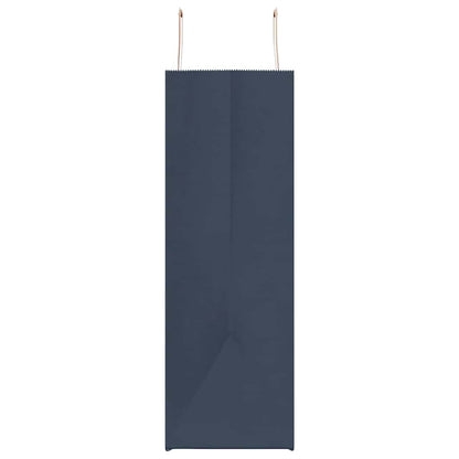 Papiertragetaschen 250 Stk. mit Henkeln Blau 54x15x49 cm