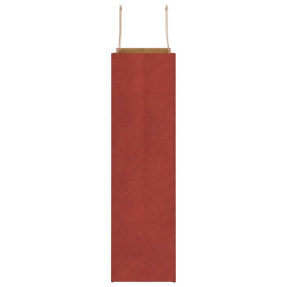 Papiertragetaschen 50 Stk. mit Henkeln Rot 32x12x42 cm