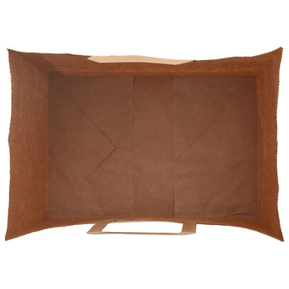 Papiertragetaschen 50 Stk. mit Henkeln Rot 32x22x24 cm
