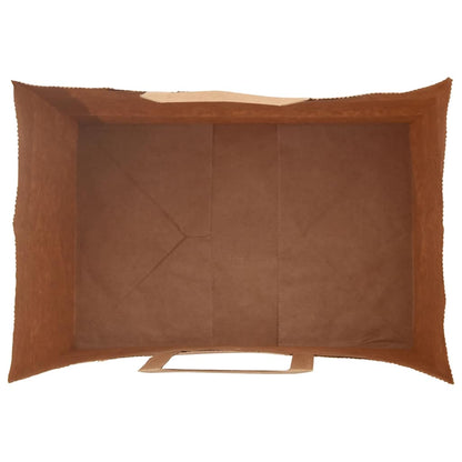 Papiertragetaschen 50 Stk. mit Henkeln Rot 32x22x28 cm