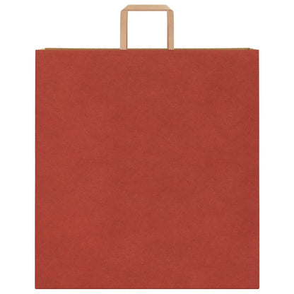 Papiertragetaschen 50 Stk. mit Henkeln Rot 45x17x48 cm