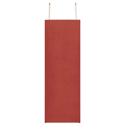Papiertragetaschen 50 Stk. mit Henkeln Rot 45x17x48 cm