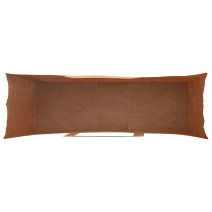 Papiertragetaschen 50 Stk. mit Henkeln Rot 54x15x49 cm