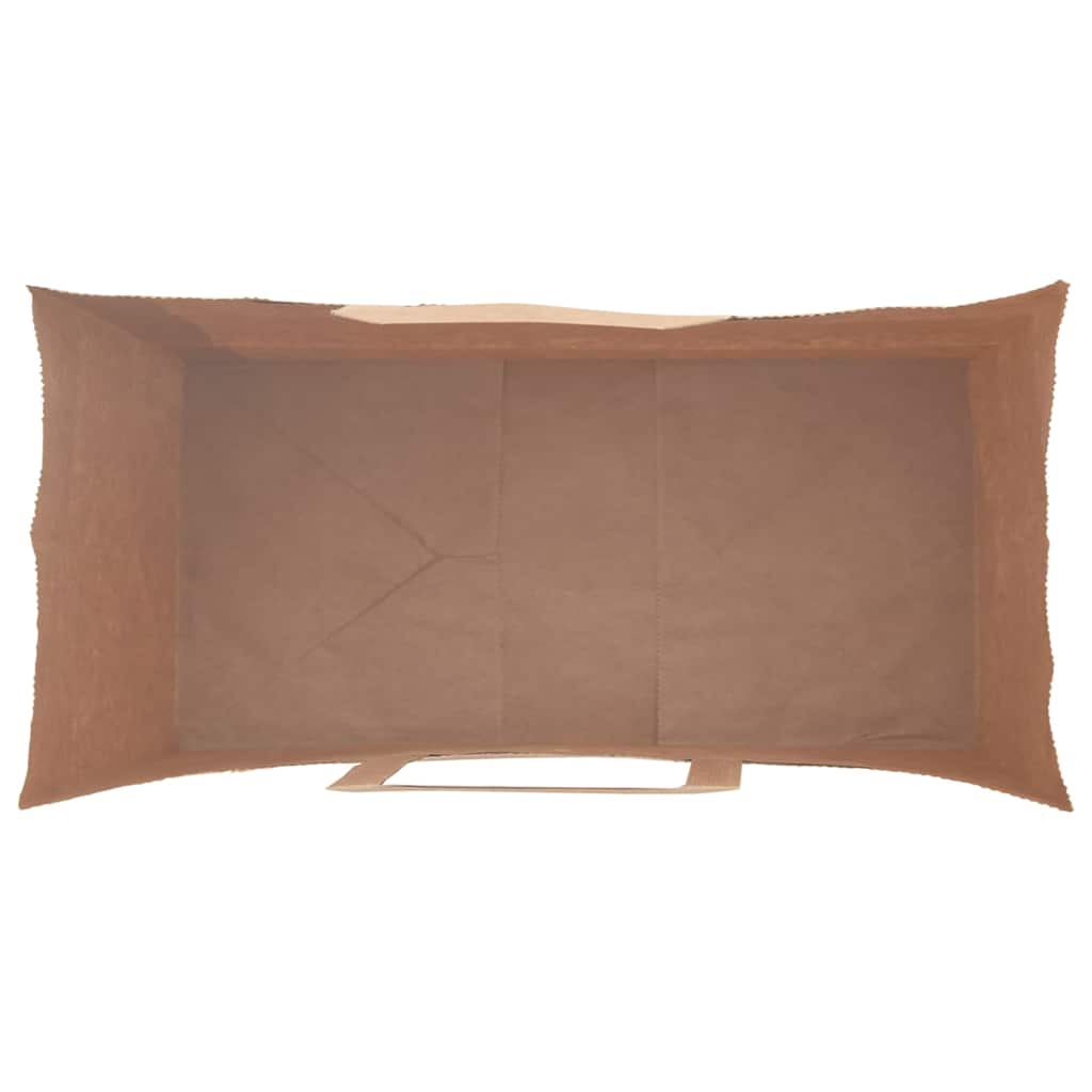 Papiertragetaschen 250 Stk. mit Henkeln Rot 18x8x22 cm
