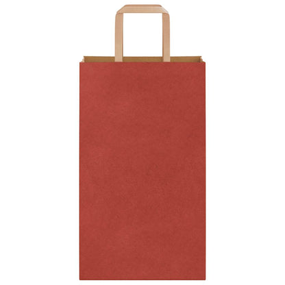 Papiertragetaschen 250 Stk. mit Henkeln Rot 21x11x36 cm