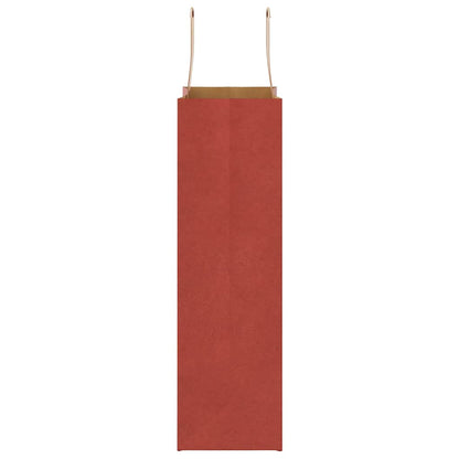 Papiertragetaschen 250 Stk. mit Henkeln Rot 21x11x36 cm