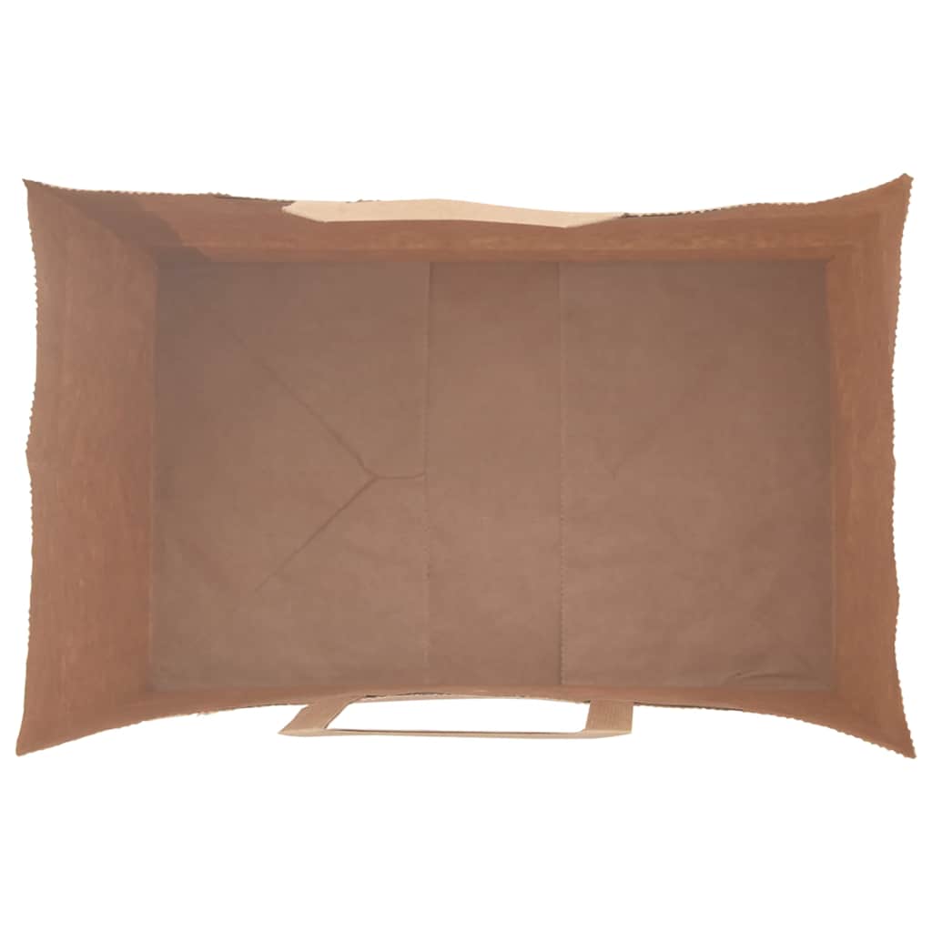Papiertragetaschen 250 Stk. mit Henkeln Rot 26x17x25 cm