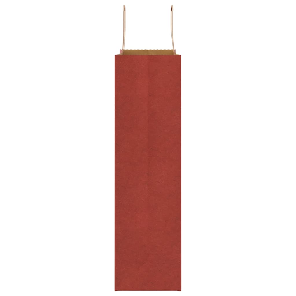 Papiertragetaschen 250 Stk. mit Henkeln Rot 32x12x42 cm