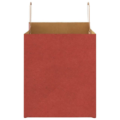 Papiertragetaschen 250 Stk. mit Henkeln Rot 32x22x24 cm