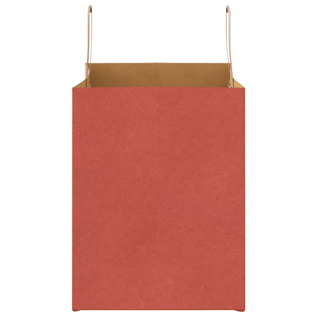 Papiertragetaschen 250 Stk. mit Henkeln Rot 32x22x28 cm