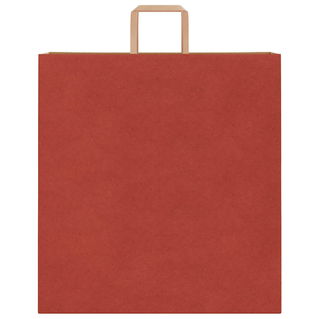 Papiertragetaschen 250 Stk. mit Henkeln Rot 45x17x48 cm