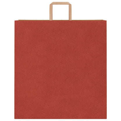 Papiertragetaschen 250 Stk. mit Henkeln Rot 45x17x48 cm