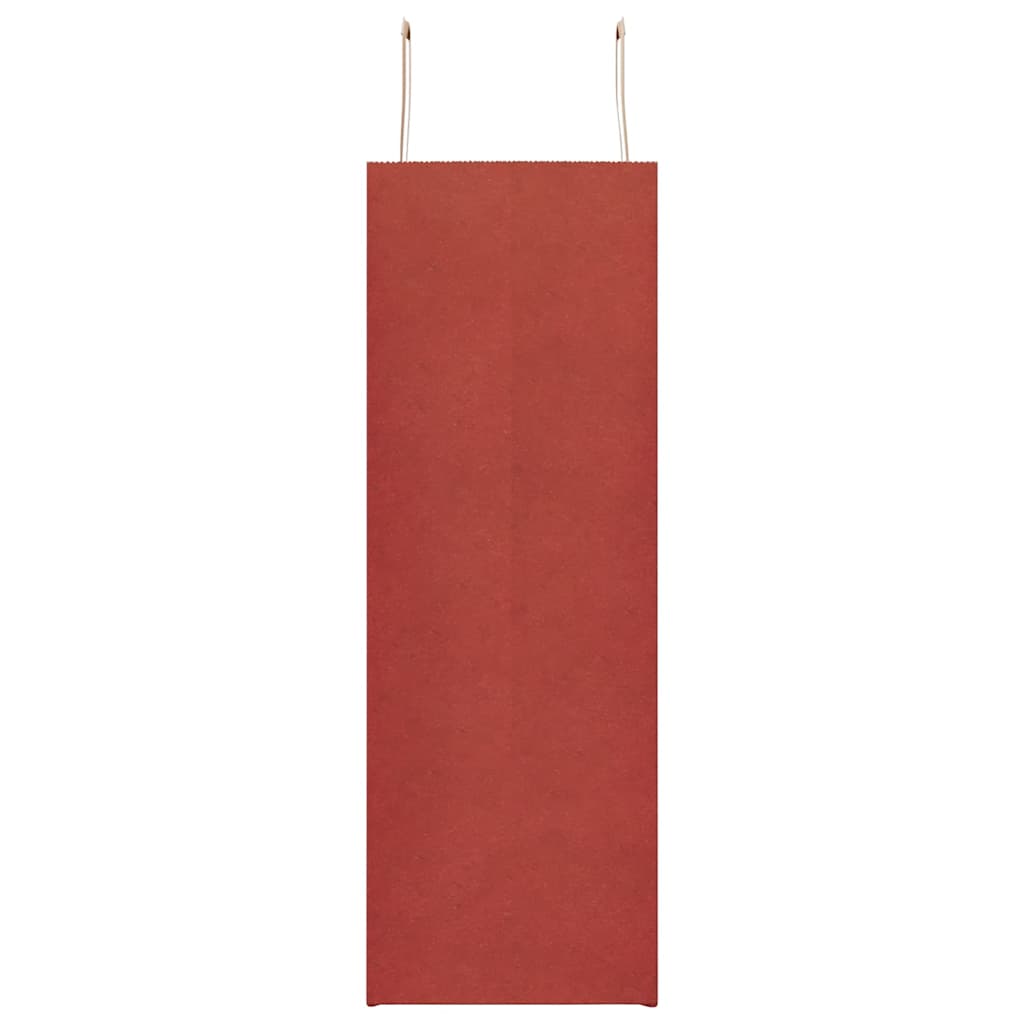 Papiertragetaschen 250 Stk. mit Henkeln Rot 45x17x48 cm
