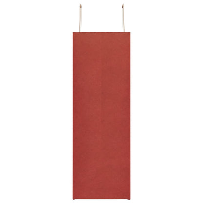 Papiertragetaschen 250 Stk. mit Henkeln Rot 45x17x48 cm