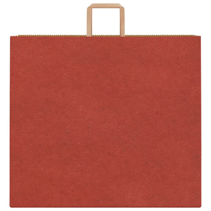 Papiertragetaschen 250 Stk. mit Henkeln Rot 54x15x49 cm