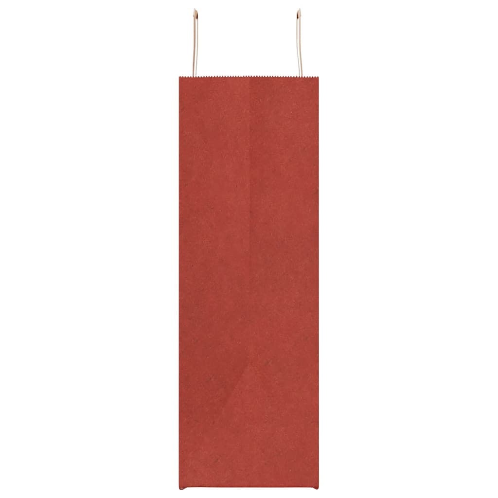 Papiertragetaschen 250 Stk. mit Henkeln Rot 54x15x49 cm