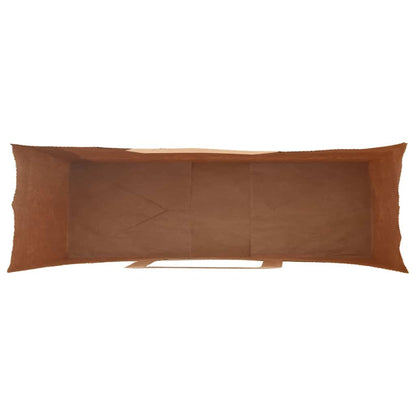 Papiertragetaschen 250 Stk. mit Henkeln Rot 54x15x49 cm