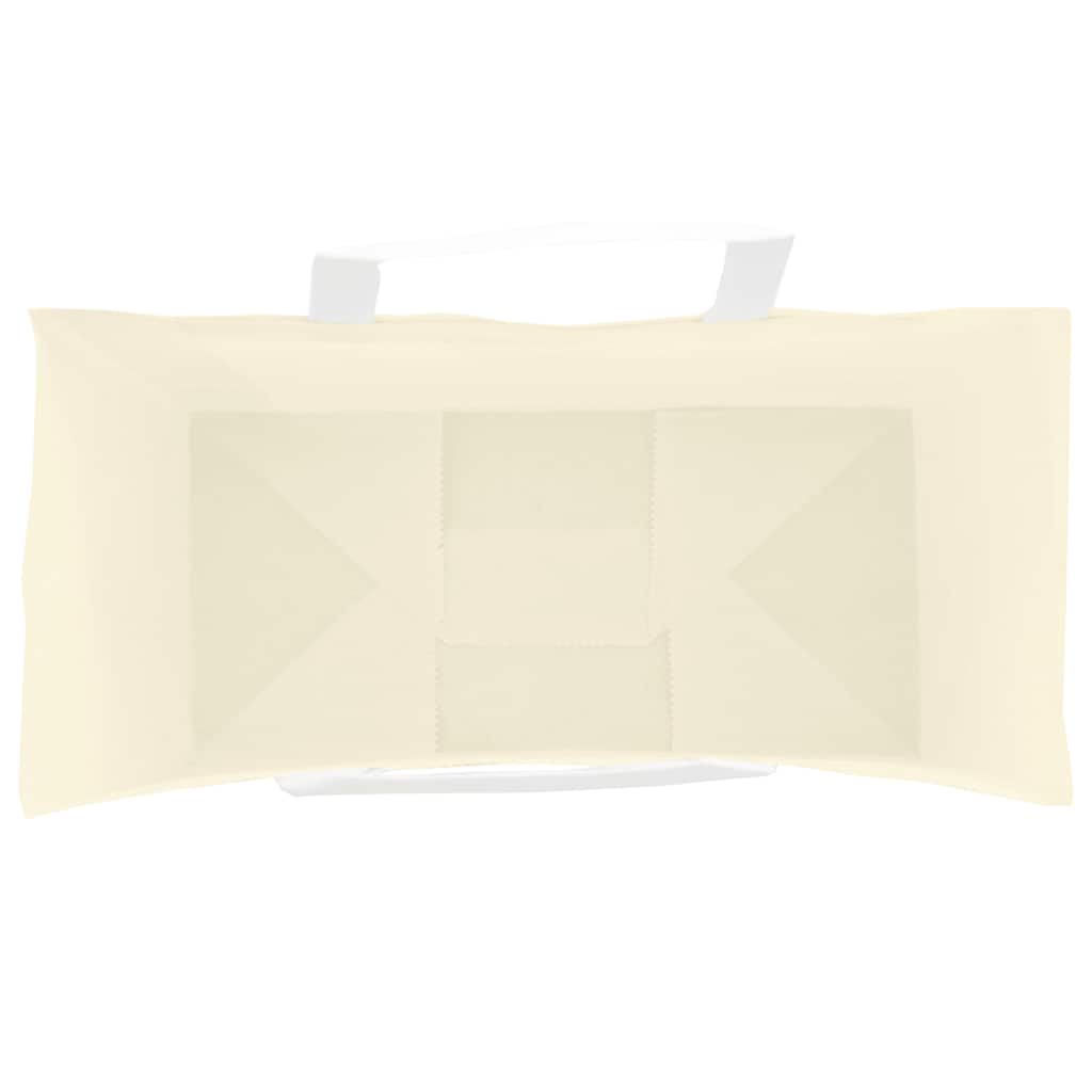 Papiertragetaschen 50 Stk. mit Henkeln Gelb 18x8x22 cm
