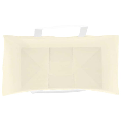 Papiertragetaschen 50 Stk. mit Henkeln Gelb 21x11x28 cm