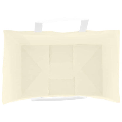 Papiertragetaschen 50 Stk. mit Henkeln Gelb 26x17x25 cm