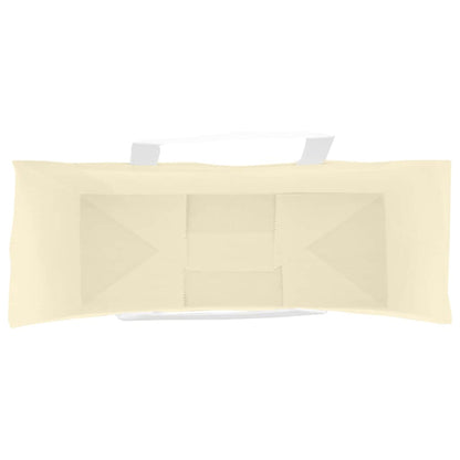 Papiertragetaschen 50 Stk. mit Henkeln Gelb 32x12x42 cm