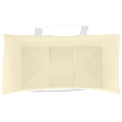 Papiertragetaschen 50 Stk. mit Henkeln Gelb 32x17x25 cm