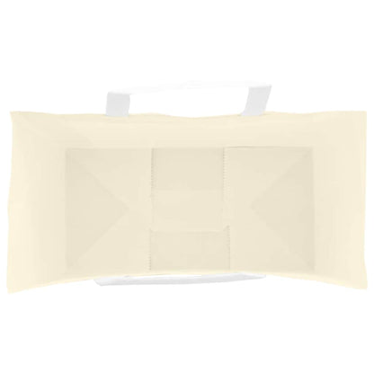 Papiertragetaschen 250 Stk. mit Henkeln Gelb 21x11x31 cm