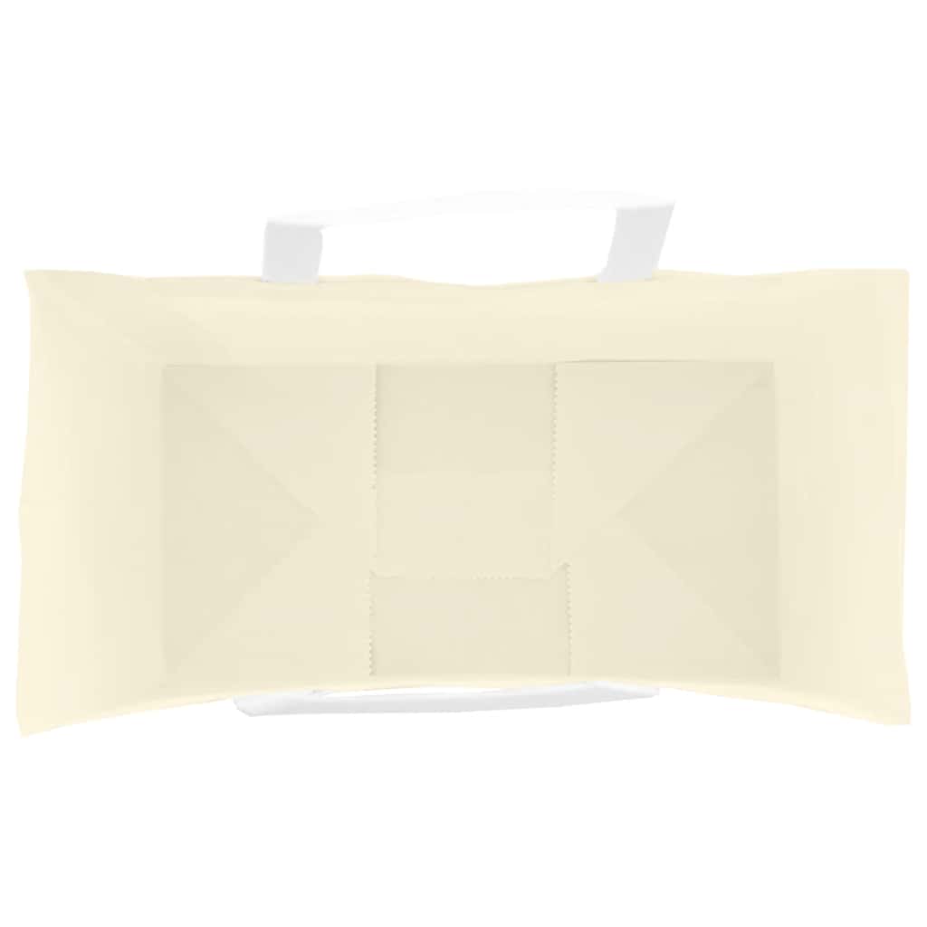 Papiertragetaschen 250 Stk. mit Henkeln Gelb 21x11x36 cm