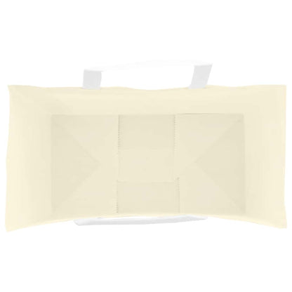 Papiertragetaschen 250 Stk. mit Henkeln Gelb 21x11x36 cm
