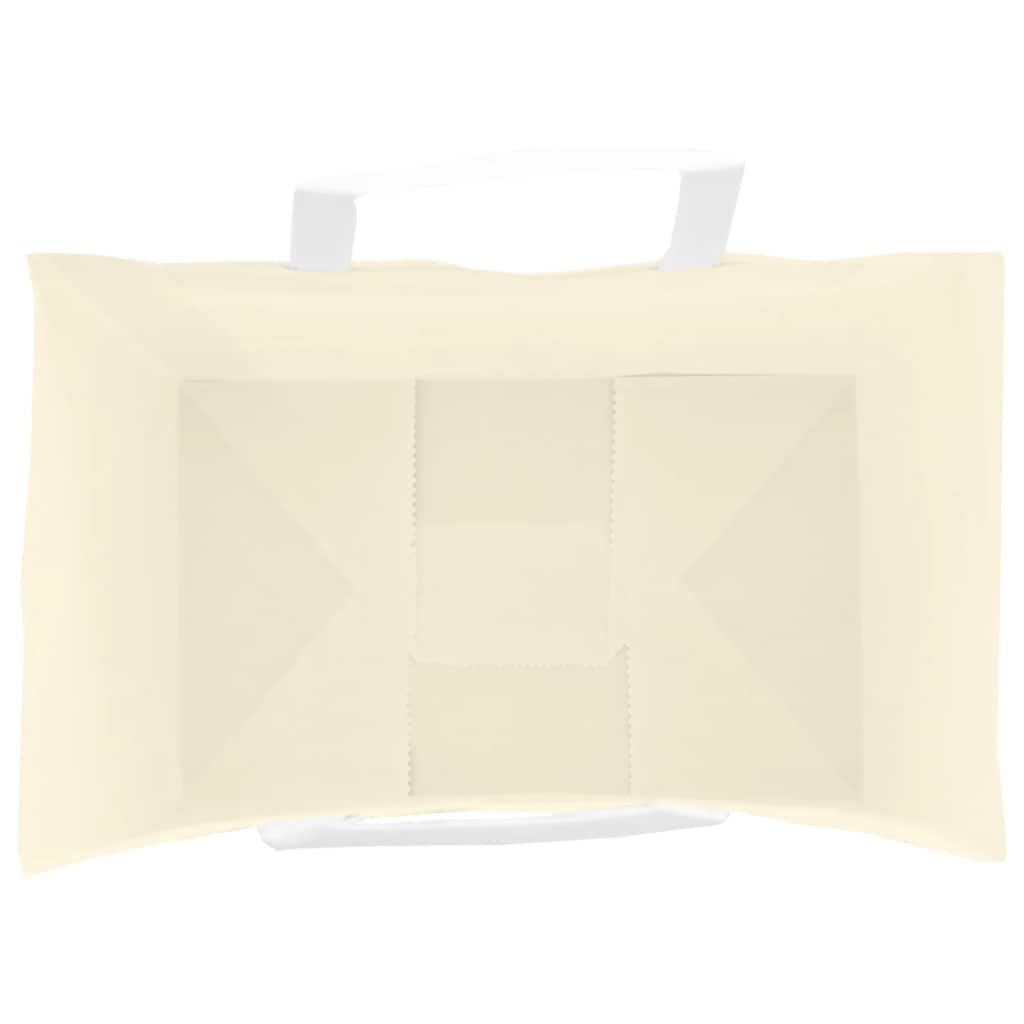 Papiertragetaschen 250 Stk. mit Henkeln Gelb 26x17x25 cm