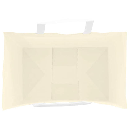 Papiertragetaschen 250 Stk. mit Henkeln Gelb 26x17x25 cm