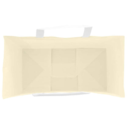 Papiertragetaschen 250 Stk. mit Henkeln Gelb 32x17x25 cm