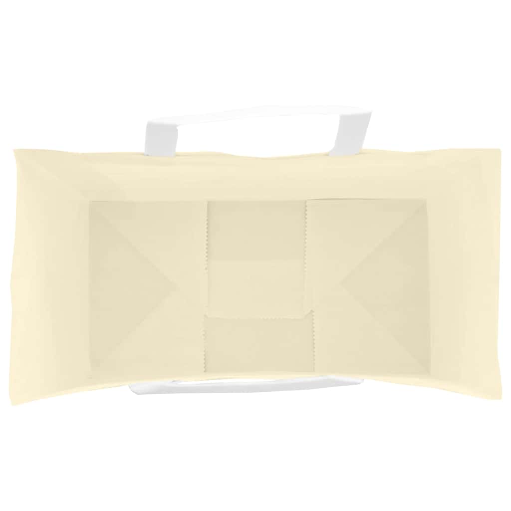 Papiertragetaschen 250 Stk. mit Henkeln Gelb 32x17x44 cm