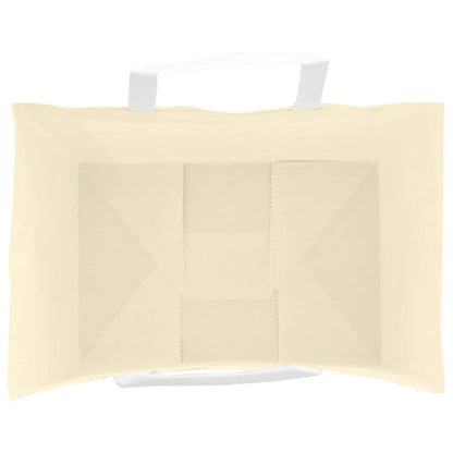Papiertragetaschen 250 Stk. mit Henkeln Gelb 32x22x24 cm