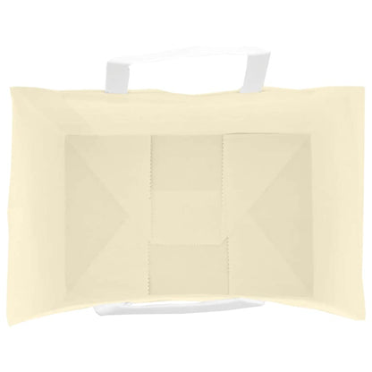 Papiertragetaschen 250 Stk. mit Henkeln Gelb 32x22x28 cm