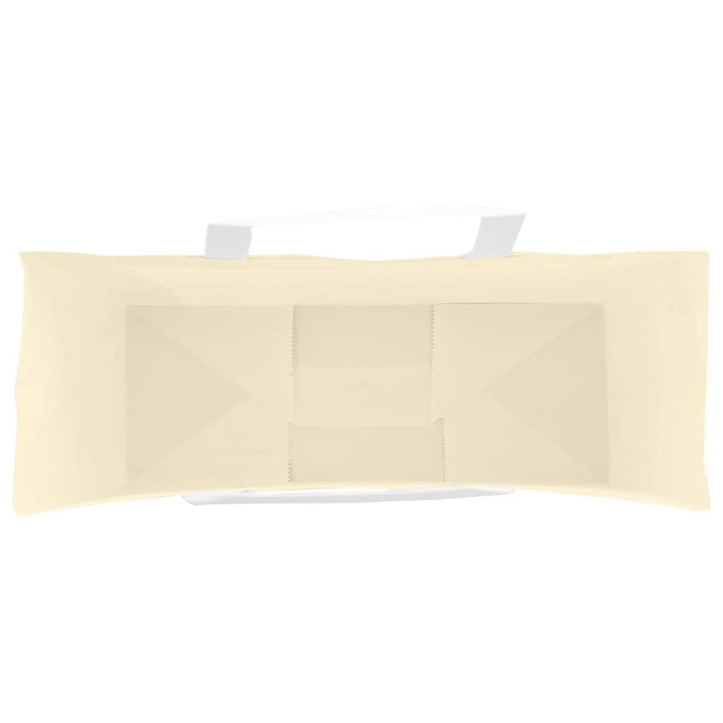 Papiertragetaschen 250 Stk. mit Henkeln Gelb 45x17x48 cm