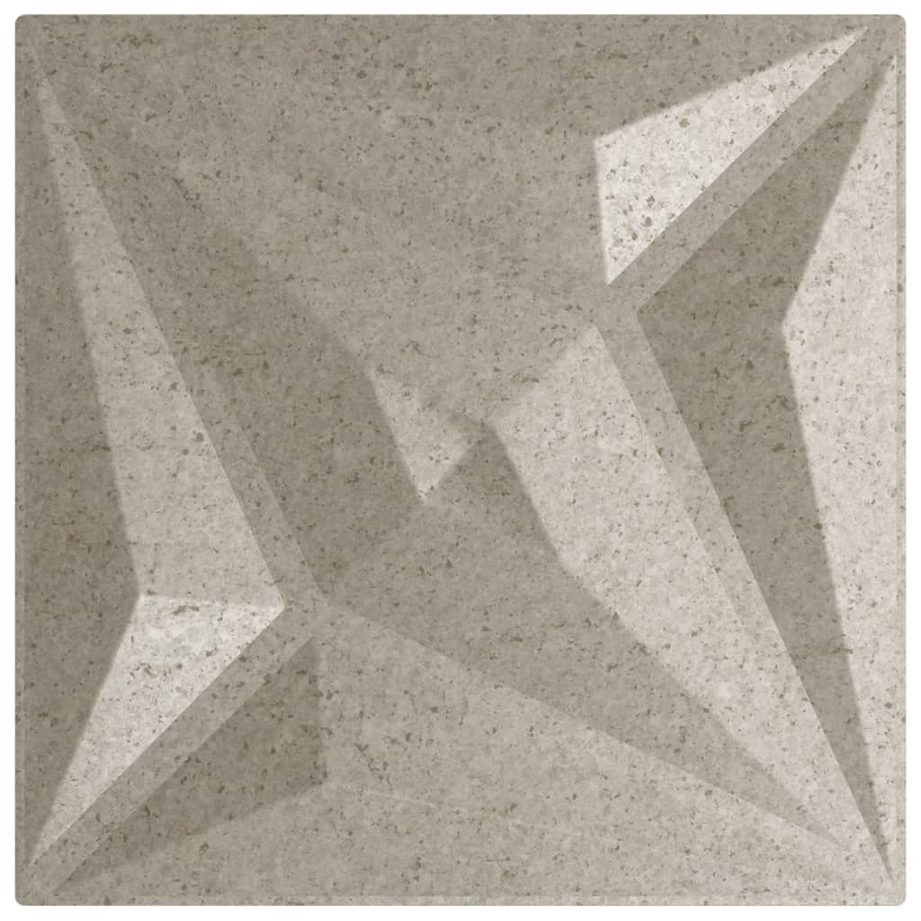 Wandpaneele 48 Stk. Beton 50x50 cm XPS 12 m² Stern