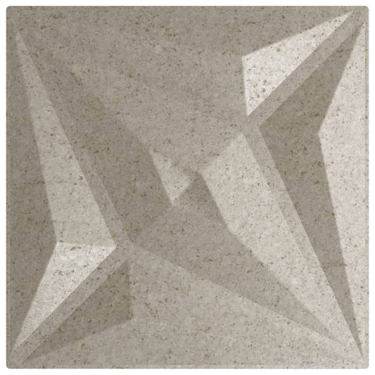 Wandpaneele 48 Stk. Beton 50x50 cm XPS 12 m² Stern