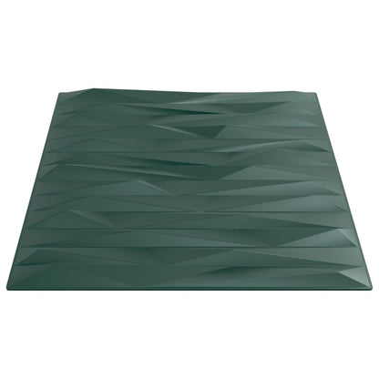 Wandpaneele 24 Stk. Grün 50x50 cm XPS 6 m² Stein