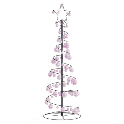 LED Weihnachtsbaum mit Kugeln 100 LEDs Warmweiß 150 cm