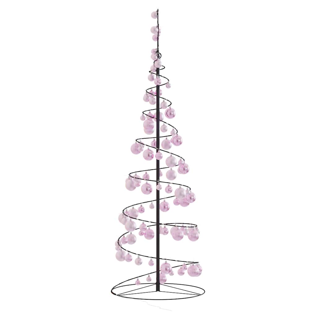 LED Weihnachtsbaum mit Kugeln 100 LEDs Warmweiß 150 cm