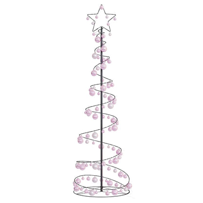 LED Weihnachtsbaum mit Kugeln 120 LEDs Warmweiß 180 cm