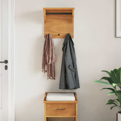Wandgarderobe SANDNES 43x30x42 cm Massivholz Kiefer
