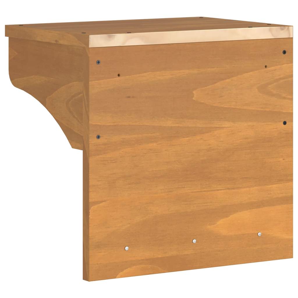 Wandgarderobe SANDNES 43x30x42 cm Massivholz Kiefer